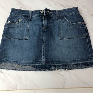 SO Stretch Jean Skirt